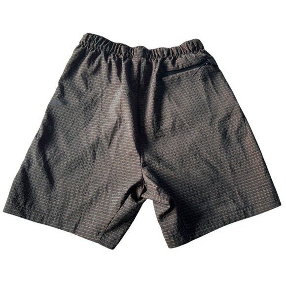 Nike Men's Sz L Sportswear Tech Pack Grid Woven Shorts Black Orange AR1584-060 - Picture 3 of 11